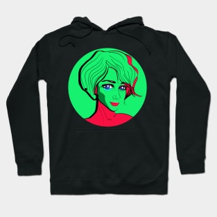 Pop Art Girl Hoodie